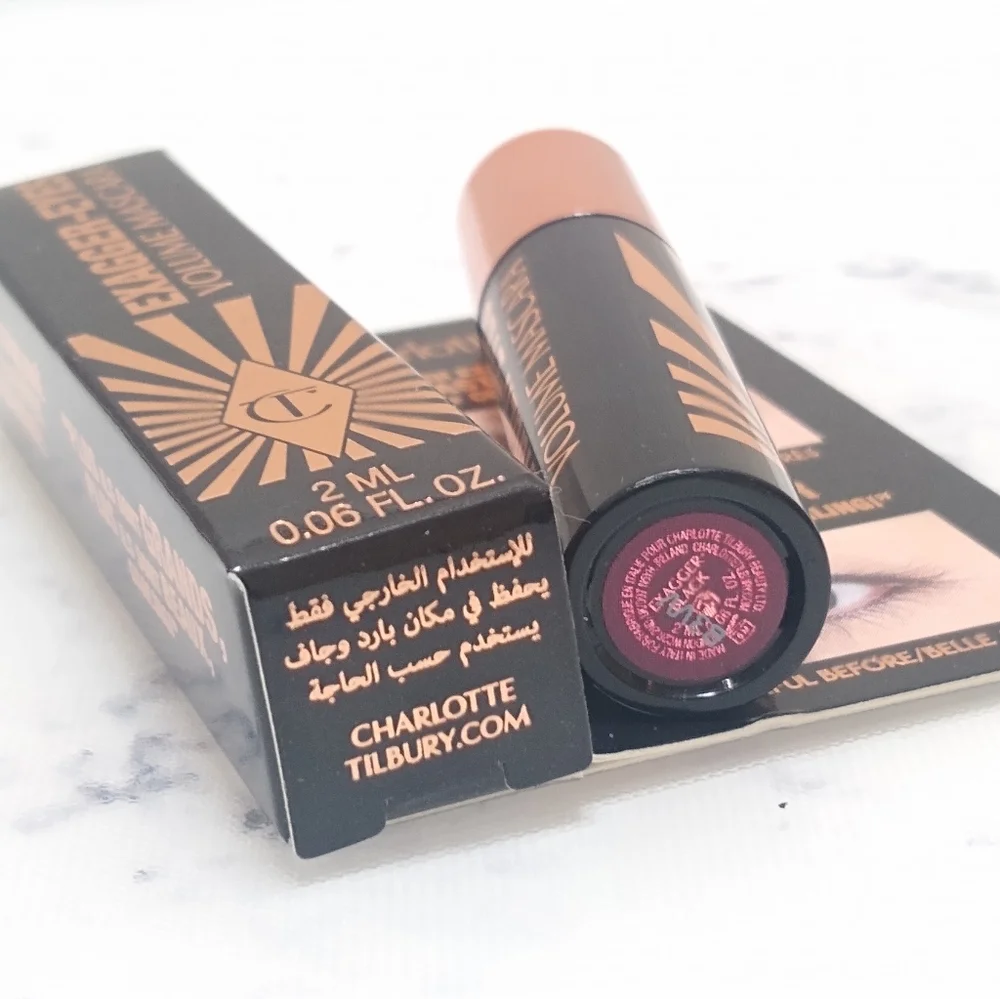 Charlotte Tilbury Exagger-Eyes Volume Mascara Mini Size .06 oz